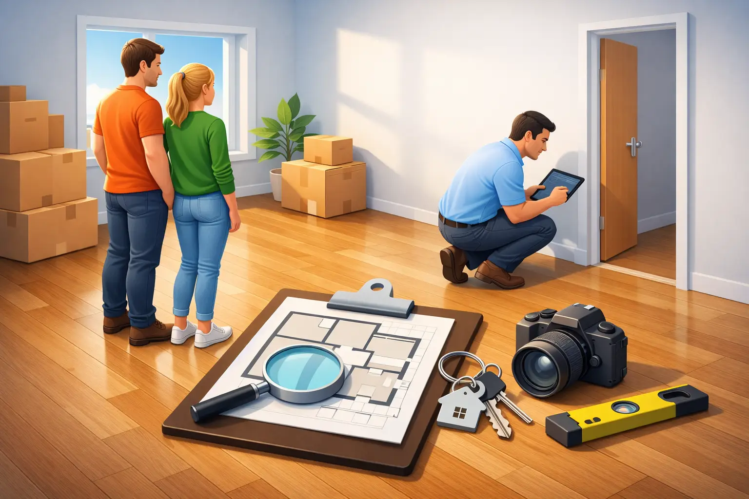 Plaatsbeschrijving bij intrede huurwoning